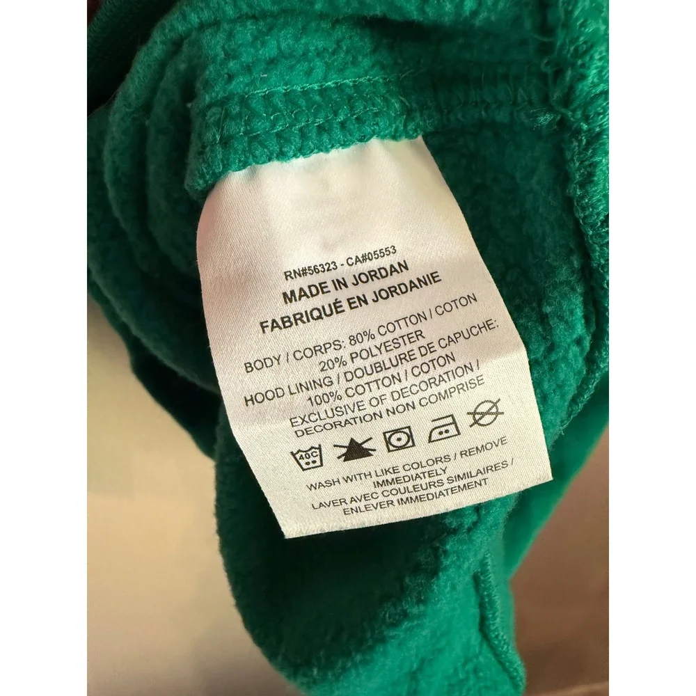 Nike Hoodie Women Small Green Excellent Sportswear Club Fleece Pullover Logo